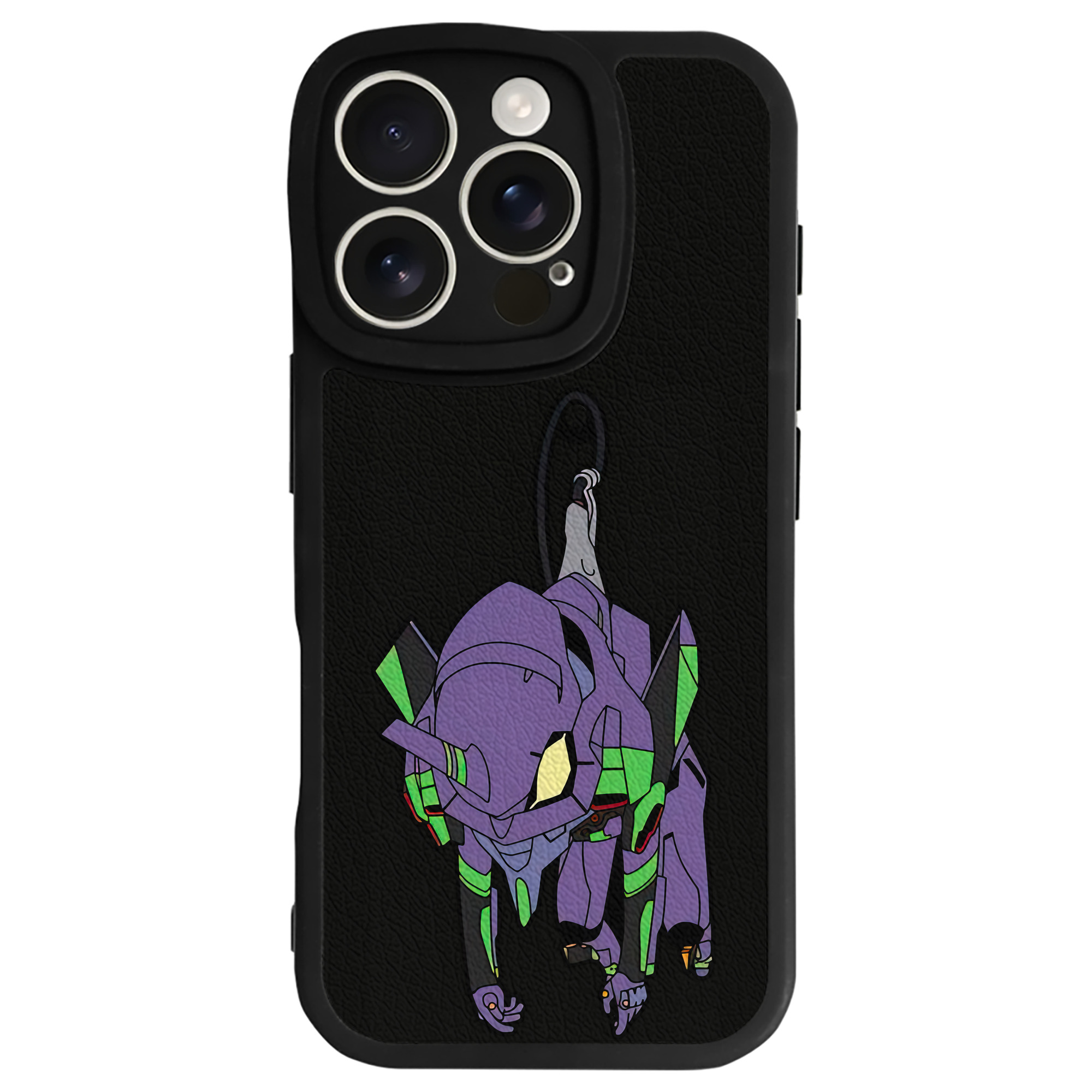 （画像用） EVA 新世紀エヴァンゲリオン 【iPhone 16シリーズ対応】シリコンスマホケース（レザー調） 材質：シリコン